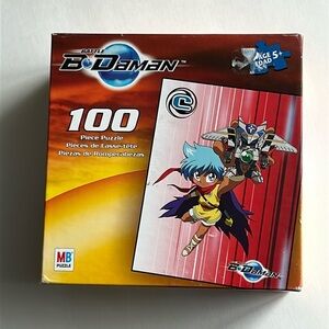 BNIB Sealed Battle B-Daman 100 Pce Puzzle 10”x 13” (2005) Hasbro Milton Bradley